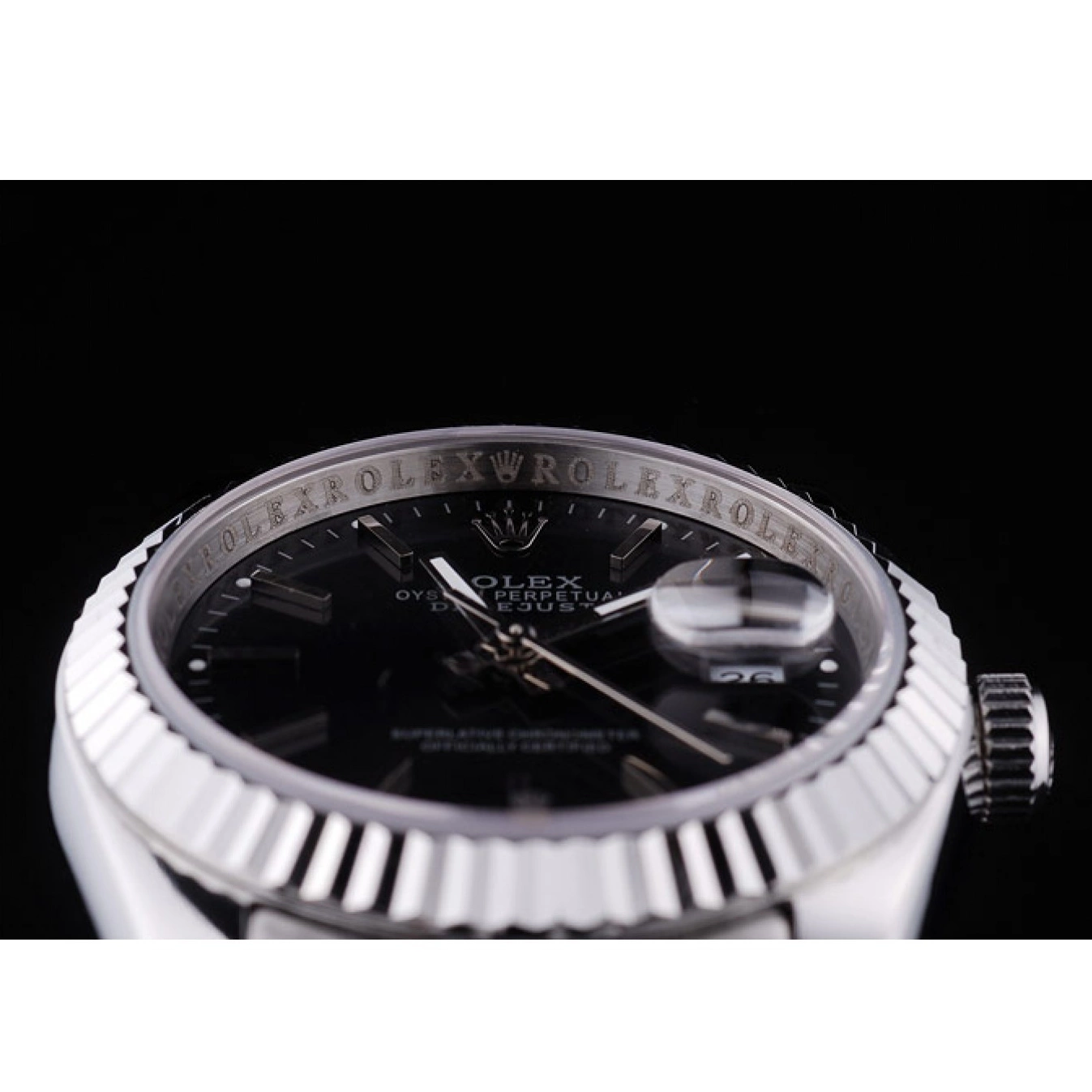 Good copy rolex watches Rolex Black Diamonds Datejust Bezel Ribbed Dial 7456 0516